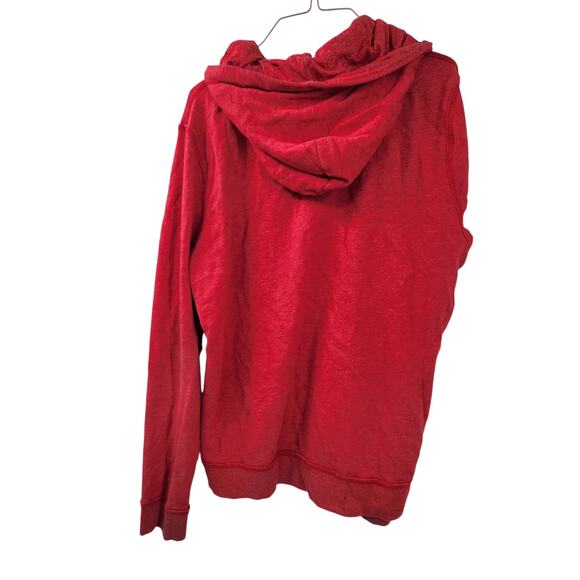 HOLLISTER Red Full Zip Jacket Womens Size Extra Large XL - Picture 2 of 3